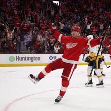 Red Wings: Lucas Raymond has been standing tall in a pivotal role