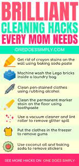 12 Cleaning Hacks Every Parent Should Know One Does Simply Cleaning Hacks Fast Cleaning House Cleaning Tips