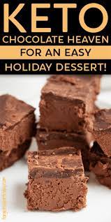 Keto Chocolate Heaven Definitely Lives Up To Its Name Keto Dessert Easy Keto Dessert Recipes Low Carb Recipes Dessert