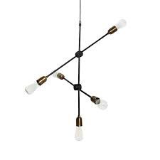 Molecular Pendant 78 Cm Brass Black House Doctor Royaldesign