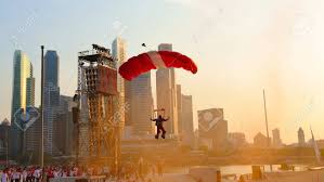 They come in two storeys and a nice private garden. Red Lions Parachutist Landing At Marina Bay Floating Platform During National Day Parade Singapore 2011 Combined Rehearsal On June 25 2011 In Singapore Stock Photo Picture And Royalty Free Image Image 13266278