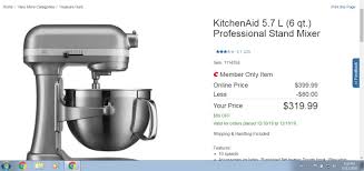 The kitchenaid classic and artisan mixers share plenty of similarities. Kitchenaid Mixer Sale Costco Canada