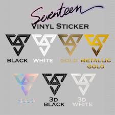 Also hosting how to stan, . Kraftitaph Seventeen Svt Logo Vinyl Kpop Carat Waterproof Holographic Lazada Ph