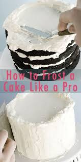 How To Frost A Cake Whisk Kid Smooth Cake Cake Decorating For Beginners Cake Piping