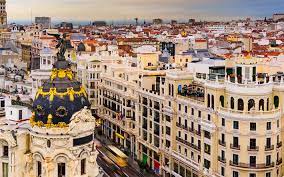 تحميل خلفيات مدريد 4k البلدة القديمة مدينة جميلة إسبانيا barrio antiguo casco antiguo cascadas