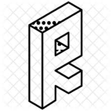 Download Free Letter R Icon Of Isometric Style Available In Svg Png Eps Ai Icon Fonts