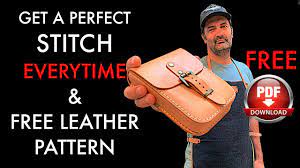 You can watch our free build along with videos over on our youtube channel and download the patterns in the link we will email you once. Leather Stitching Tutorial With Free Pouch Pattern Youtube