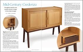 Woodworking projects & plans looking for original cabinet woodworking plans? Mid Century Credenza Finewoodworking