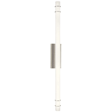 Vanity light is constructed of acrylic diffuser with brushed nickel housing. Kichler Lighting Korona Collection 48 Inch Brushed Nickel Linear Bath Vanity Light Overstock 19554367