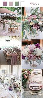 Purple Mauve And Greenery Wedding Color Ideas Burgundyweddingcenterpieces Color Greenery Purple Wedding Theme Mauve Wedding Wedding Centerpieces