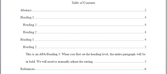 Here's an apa format example of a table: Apa Format Research Paper Table Of Contents Table Of Contents