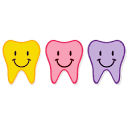 Happy Tooth Sticker Sheet - 3 colors – lovely32