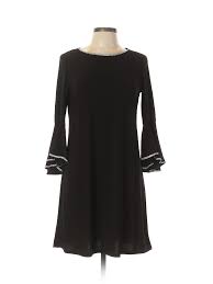 Details About Msk Women Black Cocktail Dress Lg Petite