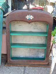 Antique Tractor Grill Shelf Repurposed Project Car Part Furniture Car Parts Decor Car Furniture