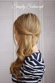 If your hair is medium length, you may use extensions specially for your prom hairstyle. Easy Side Swept Waves