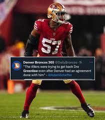 49ers seemingly did everything they could to keep Dre Greenlaw, but seems  Greenlaw was ready to spread his wings elsewhere. Wishing the best to Dre 🙌
