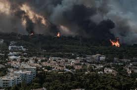 Ορατοί οι καπνοί από τη χαλκιδική (φωτο). Hmoirdbosqg4hm