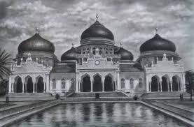 Lukisan aneka masjid di dunia ~ unikdas project. Pensil Lakaran Pensil Lukisan Masjid Nusagates