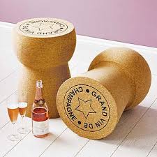 Champagne Cork Table Champagne Corks Cork Table Cork Stool