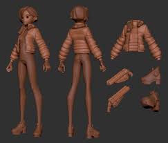 Artstation The Yellow Coat Kontorn Boonyanate Female Character Design Character Modeling Character Design Inspiration