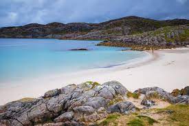 Achmelvich Bay Beach In Nw Highlands Scotland Beach Ullapool Landscape
