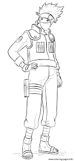 In this picture, kakashi is seen deep in thoughts, his face in his hands. Kakashi Hatake Coloring Pages Printable