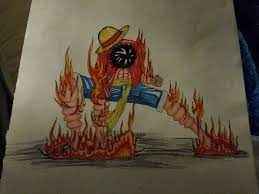 Luffy use gear 4 (gear fourths) one piece 725 hd 1080p. One Piece Luffy Gear 2nd Ace S Burning Will By Saykredken On Deviantart