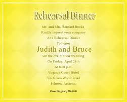 The location of the party. Wedding Rehearsal Dinner Invitation Wording Samples Wordings And Messages