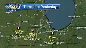 Be ready to act quickly if a warning is issued or you suspect a tornado is approaching. 3 Ef 0 Tornadoes Touched Down In Chicago Area Monday Nws Says Cleanup Underway Abc7 Chicago