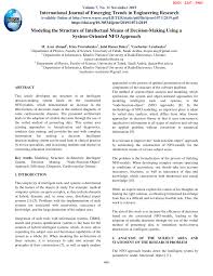 Dimakamkan di tebu ireng, jombang) adalah salah seorang pahlawan nasional indonesia yang merupakan pendiri nahdlatul ulama. Pdf Modeling The Structure Of Intellectual Means Of Decision Making Using A System Oriented Nfo Approach