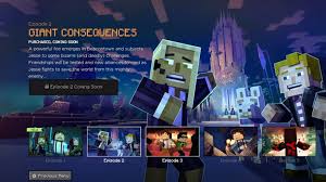 I have been thinks of building another game in minecraft, but i don't know what game i should do. Giant Consequences Minecraft Story Mode Wiki Fandom
