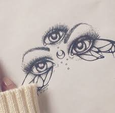 Art Design Drawing Eyes Pen Pencil Sketch Three How To Third Eye Tattoos Cool Eye Drawings Tattoo Design Drawings