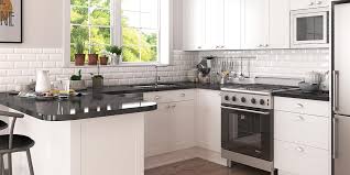 Contemporary shaker kitchens come in a large selection of colours from white, blues, greys and woodgrain finishes, allowing you to find your perfect colour. Small U Shaped Shaker Kitchen Op17 Pvc06 Bb Furnishings