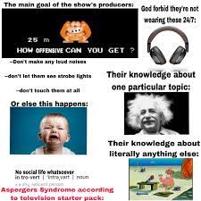 Save and share your meme collection! Funny Starterpack Meme Asperger Syndrome According To Television Starter Pack Loud Noises Starter Packs Meme Memes
