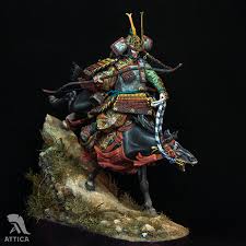 Took me 2 week to finish the modeling, and uv, and normal map making. Minamoto No Yoshitsune 1159 1189 Attica Miniatures Facebook