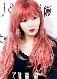 Female Idols With Pink Hair K Pop K Fans Pink Hair Kpop Hair Color Hyuna Hair