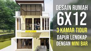 Bagi yang ingin membangun rumah idaman baru, dibawah ini kami berikan contoh denah rumah minimalis dengan ukuran tanah 6 x 12 m. Desain Rumah Minimalis 2 Lantai 6x12 Bangun Rumah Modal 200 Juta An Youtube