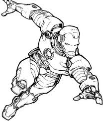 Coloring Page Superhero Iron Man Superhero Coloring Avengers Coloring Pages Avengers Coloring