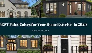 You can go brighter with a muted barn red (as they do in scandinavian countries), as long as it's the color paint you choose for your exterior brick should complement your roof color. 16 Best Paint Colors For Your Home S Exterior In 2020 Blog Brick Batten
