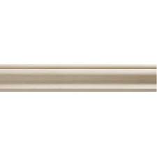 And the baseboard is 5/8 in. 1 1 4 In X 8 Ft White Hard Unfinished Chair Rail Moulding Lowes Com Chair Rail Moulding Chair Rail Moldings And Trim