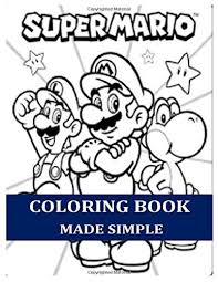 Mario bros coloring pages for kids. Amazon Com Super Mario Coloring Book Made Simple Over 40 Coloring Pages Of The Most Extraordinary Super Mario Characters 9798664814095 Poche Joshua Books