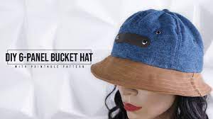 Diy Bucket Hat With Printable Pattern Fun Summer Project Summer Sewing Diy Pattern Sewingpattern Hat Bucket Hat Pattern Sling Bag Pattern Hat Pattern
