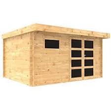 abri de jardin bois ep 28mm 13 m toit plat adret abri de jardin toit plat abri de jardin bois