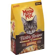Is it good for them? Meow Mix Bistro Recipes Cat Food Rotisserie Chicken Flavor Cat Food Dave S Supermarket