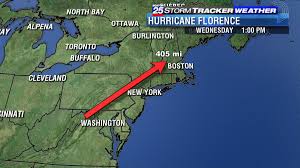 Here's the quick answer if you are able to make this entire trip by car without stopping. Boston 25 News On Twitter Here S A Little Perspective On Just How Massive Hurricaneflorence Is The Size Of This Catastrophic Storm Is Roughly The Distance From Boston To Washingtondc Or Boston To