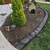 Flexible plastic allows the edging to be installed in a straight line or molded to form curves, and long. 3