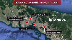 .kamu kurumları ile birlikte, i̇stanbul'da 7.5 şiddetinde meydana gelecek olası bir depremle ilgili ve demiryolu vasıtalarıyla tahliye edilmek üzere belirlenen tahliye alanlarına sevk edilecektir dedi. Istanbul Icin Dev Plan Istanbul Da 7 5 Buyuklugundeki Deprem Icin Tahliye Gemileri Bekleyecek Iste Vatandasin Tahliye Edilecegi 18 Il