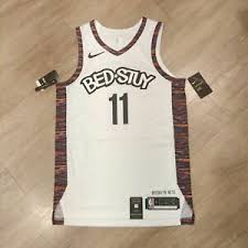 Nike city edition jersey kids brooklyn nets kyrie irving 'black'. Brooklyn Nets White Nba Jerseys For Sale Ebay