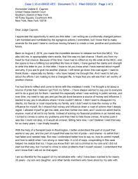 Letters of leniency can be written by the individual facing sentencing, family members, friends, professional contacts or any others who have reason to believe they have. Jon Campbell Auf Twitter Todd Howe The Lobbyist And Ex Cuomo Hud Aide Who Was At The Center Of The Percoco And Kaloyeros Trials Is Due For Sentencing Soon Here S His Letter To