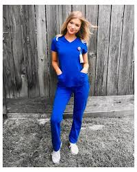 Royal Blue Royal Blue Scrubs Undershirt Royalbluescrubsundershirt Benefit Royal Blue Scrubs In 2020 Blue Scrubs Royal Blue Scrubs Scrubs Outfit